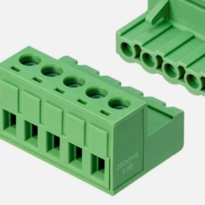 PCB -CONNECTOR- KF-396-5PIN- GREEN -SMALL-in-control-electronics-qatar
