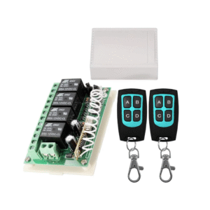 WIRELESS RF REMOTE CONTROL 4 CHANNEL