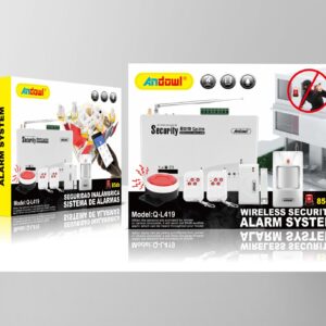 HOME SECURITY ALARM SYSTEM WIRELESS Q-L419