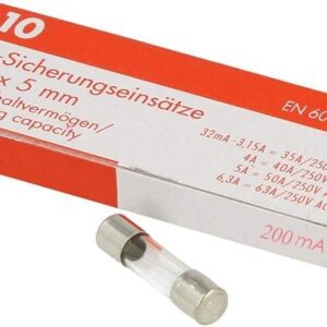 FAST ACTING GLASS FUSE 5X20