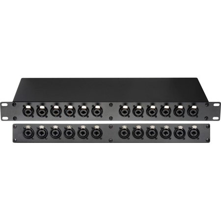 12 PORT XLR PATCH PANEL NEUTRIK