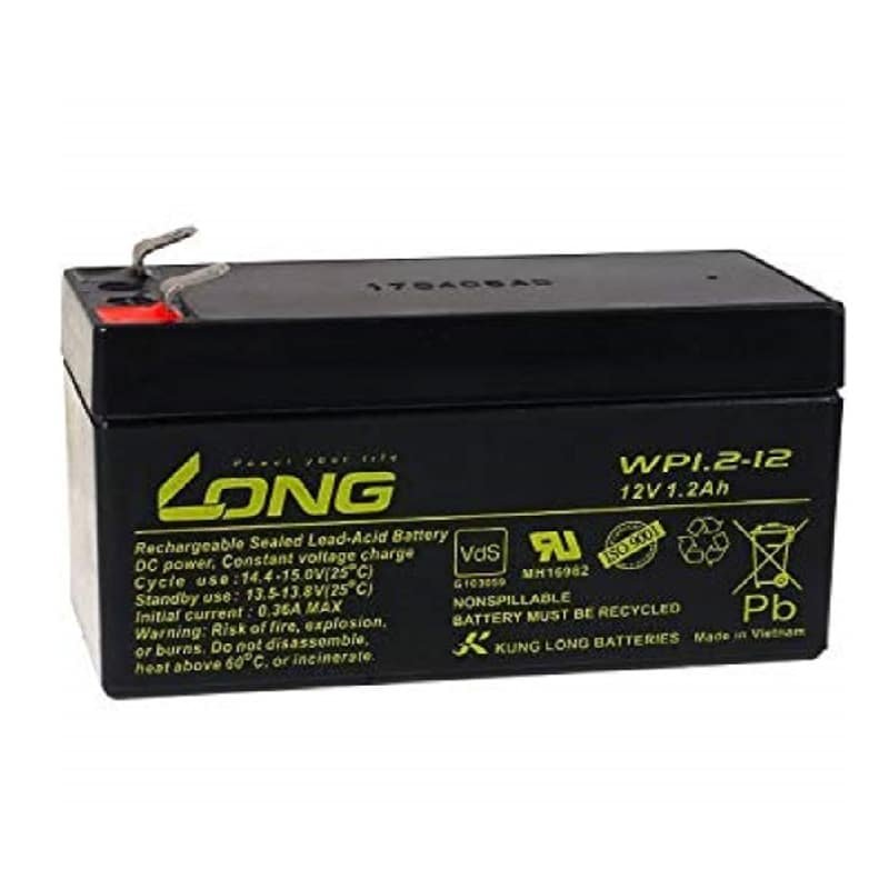 12V 1.2 AH Lead Acid Rechargable Battery Long