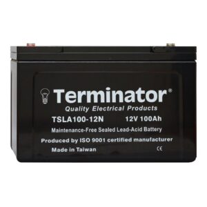 12V 100 AH Lead Acid Rechargable Battery Terminator