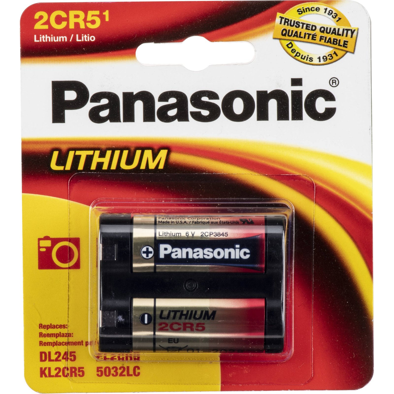 2CR5 BATTERY PANASONIC