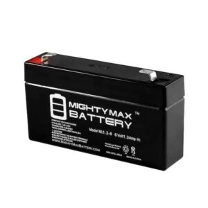 6V 1.2 AH Lead Acid Rechargable Battery Long