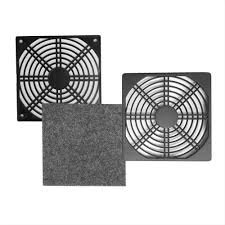 FAN GRILL 80X80MM PLASTIC FILTER NMB