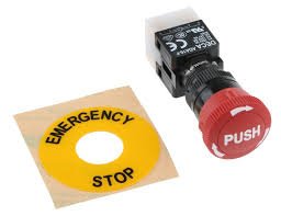 WATERPROOF EMERGENCY STOP PUSH BUTTON