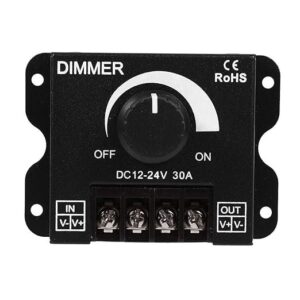 LED DIMMER DC 12-24V 30A PWM DIMMING CONTROLLER