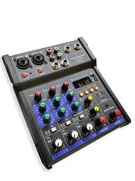 LX-004 4 CHANNEL USB MIXER WITH BLUETOOTH