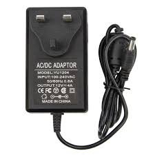 QY9120 12V 4AMP ADAPTOR WITH UK TYPE PLUG