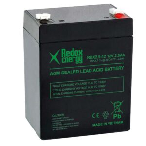 12V 2.9AH LEAD ACID BATTERY REDOX ENERGY
