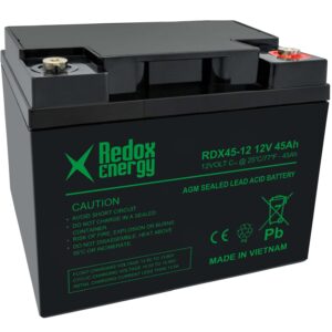 12V 45AH LEAD ACID BATTERY REDOX ENERGY
