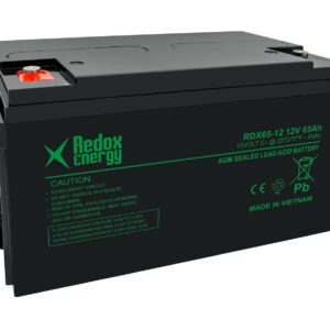12V 65AH LEAD ACID BATTERY REDOX ENERGY