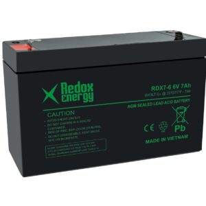6V 7AH LEAD ACID BATTERY REDOX ENERGY