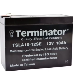 12V 10 AH Lead Acid Rechargable Battery Terminator