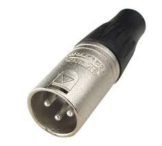 XLR MALE PLUG 3 PIN-CEAC-DELUX NEUTRIK
