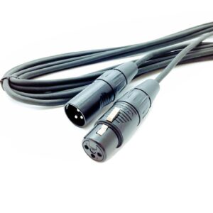 CABLE XLR MALE TO FEMALE 5MTR NEUTRIK