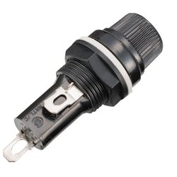 FUSE HOLDER 30MM WIRE BLACK 234 - MERSEN FUSE