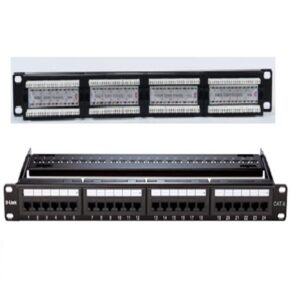 KUWES 24 PORT CAT6 A UNLOADED PATCH PANEL