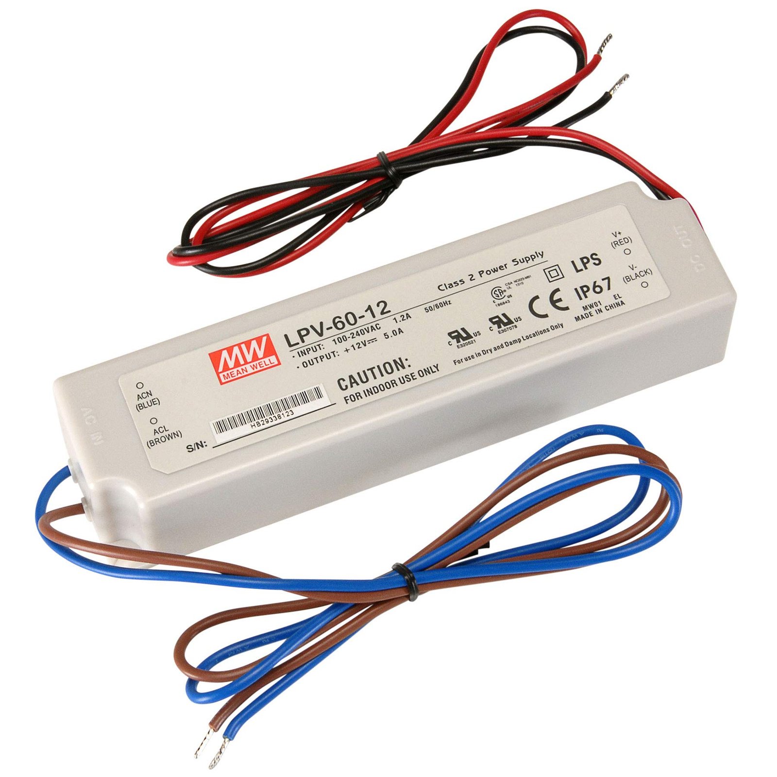 LPV 60-12 MEANWELL POWER SUPPLY