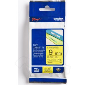 TZE-621 BROTHER CARTRIDGE 9MM