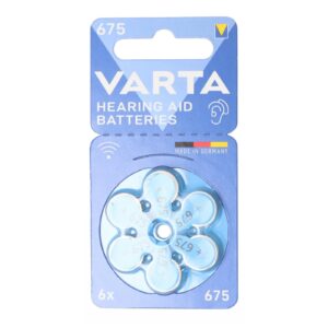VARTA 675 HEARING AID BATTERY
